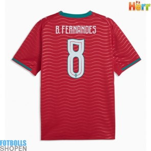Billiga Portugal Bruno Fernandes #8 Hemmatröja VM 2026 Kortärmad